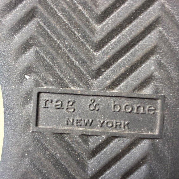 rag & bone Retro Runners – Silver & Suede Sneakers - Picture 5 of 6